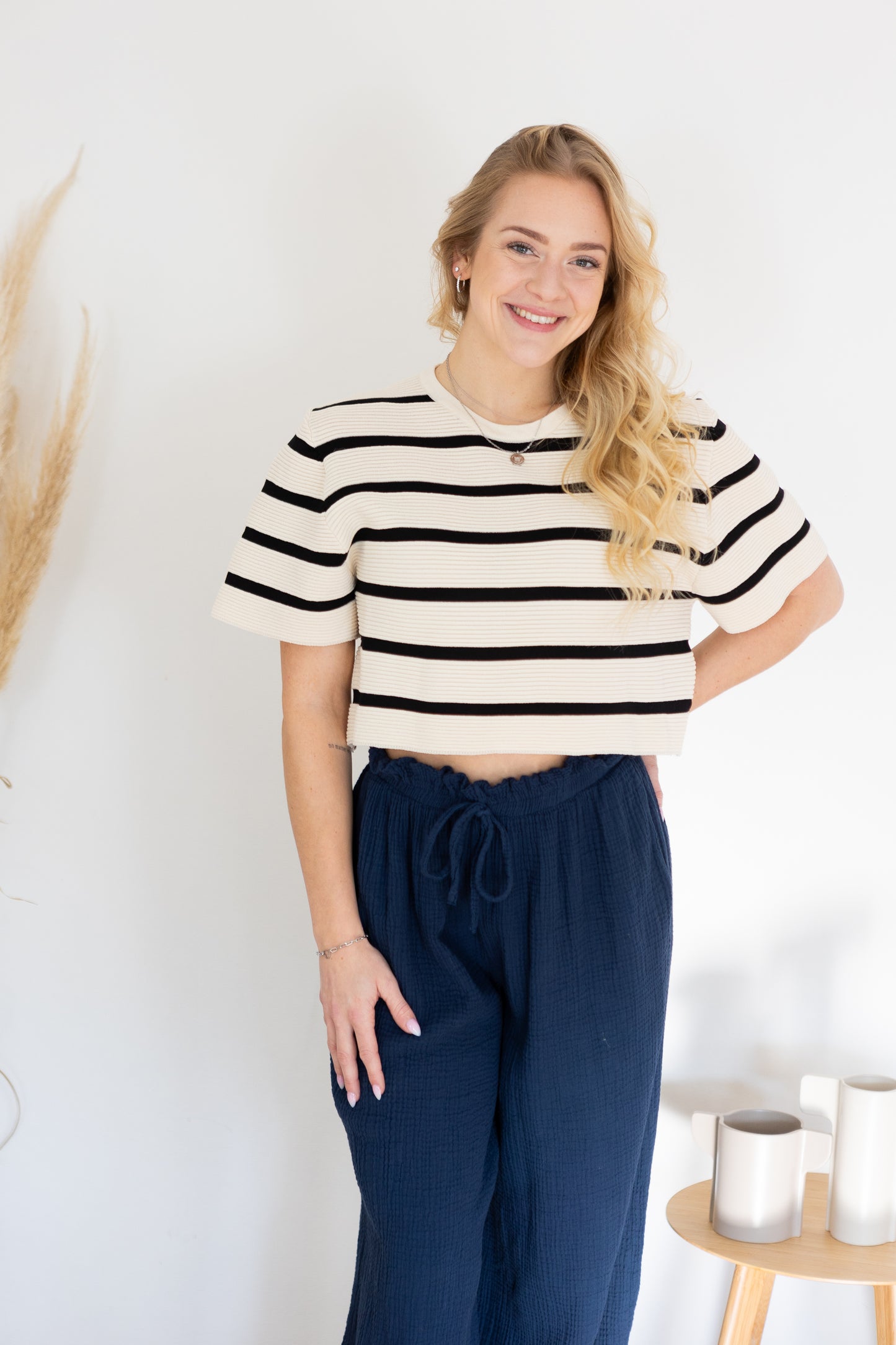 Cropped Shirt "Hanni"