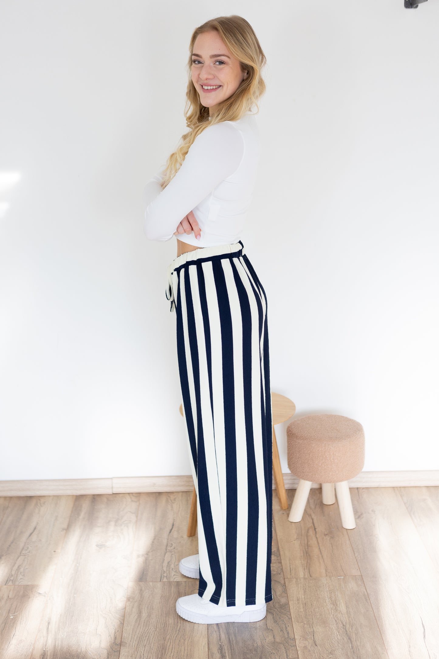 Weiche Stoffhose "Stripes"