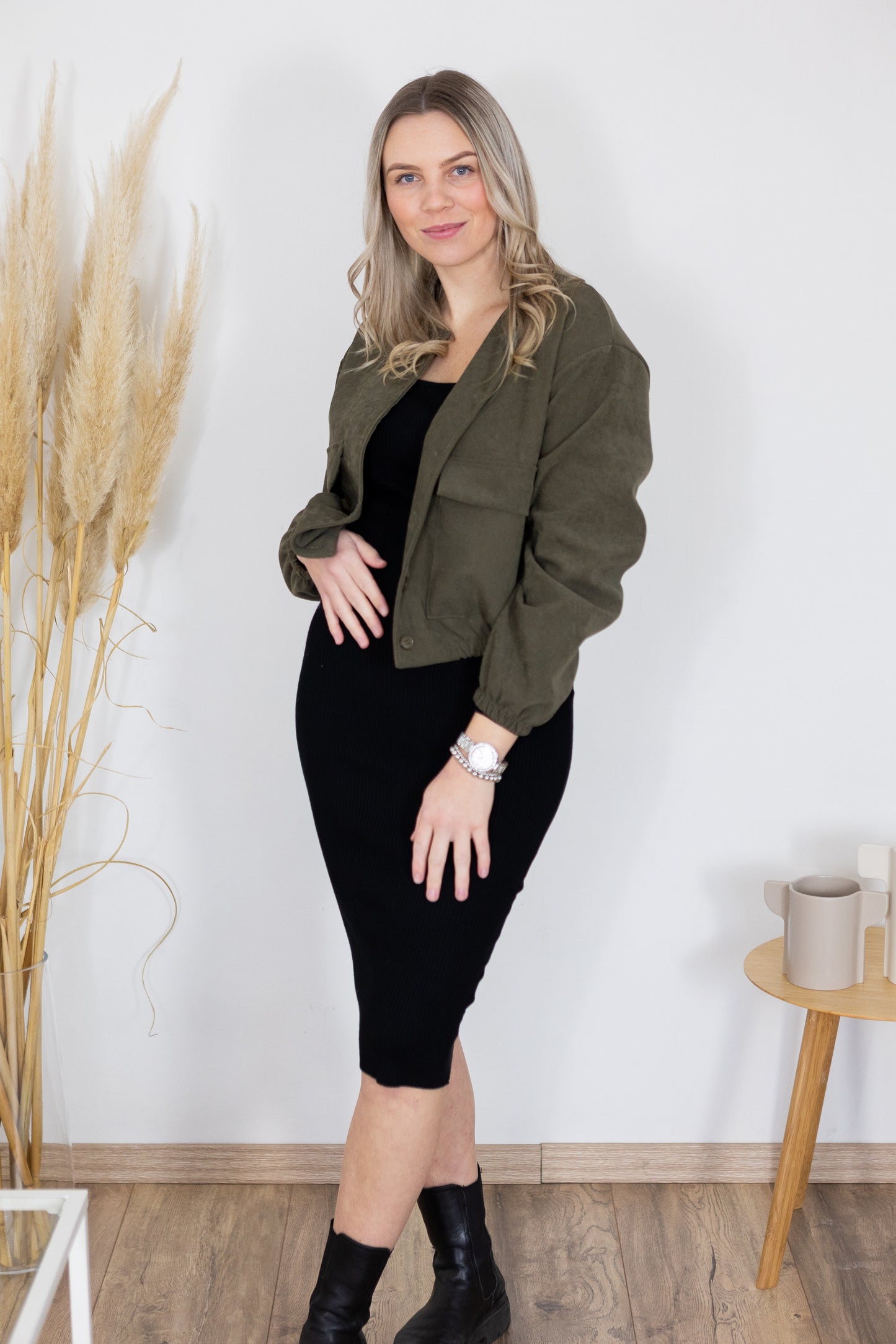 Cropped Hemdjacke "Amy"