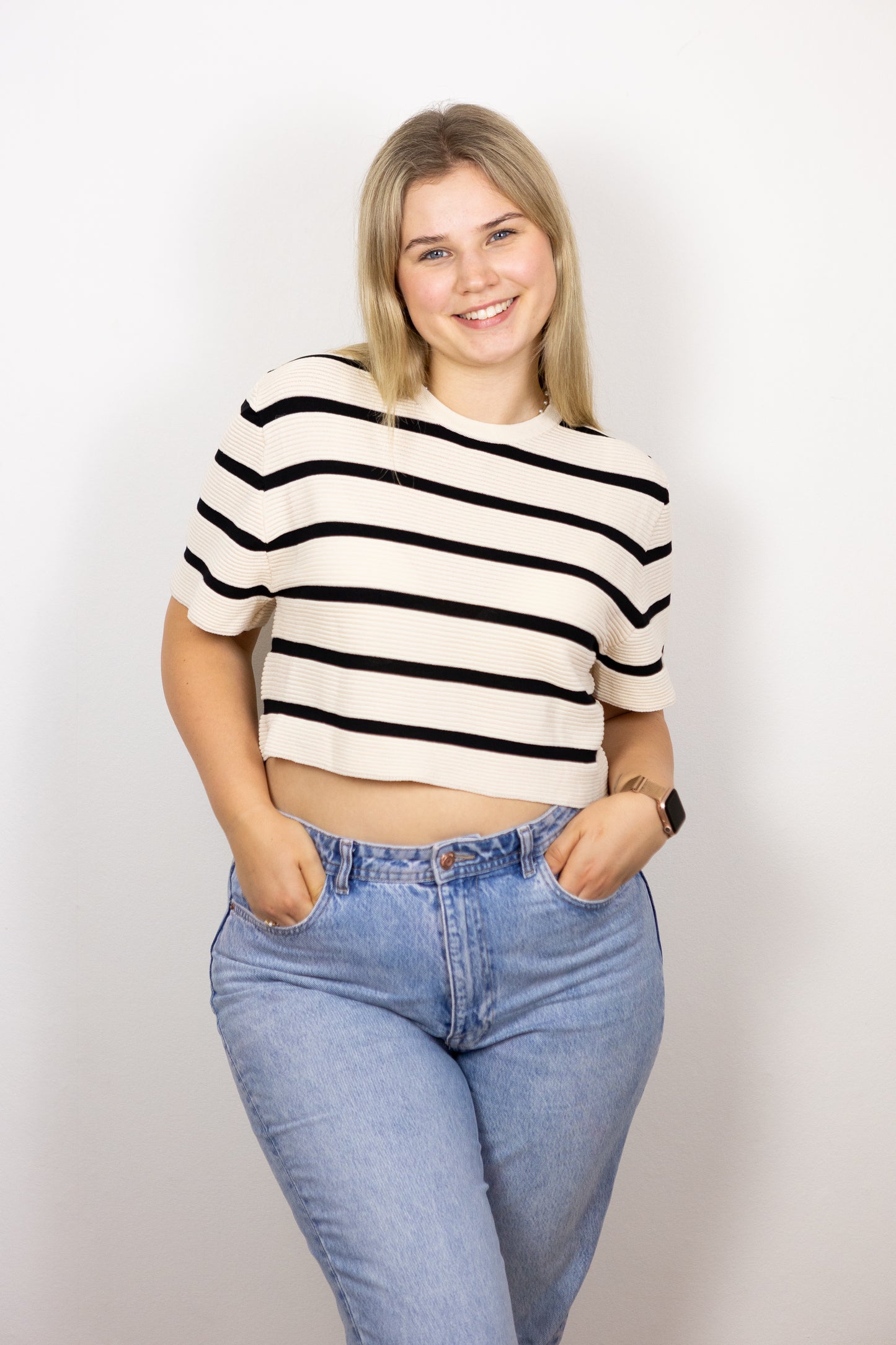 Cropped Shirt "Hanni"