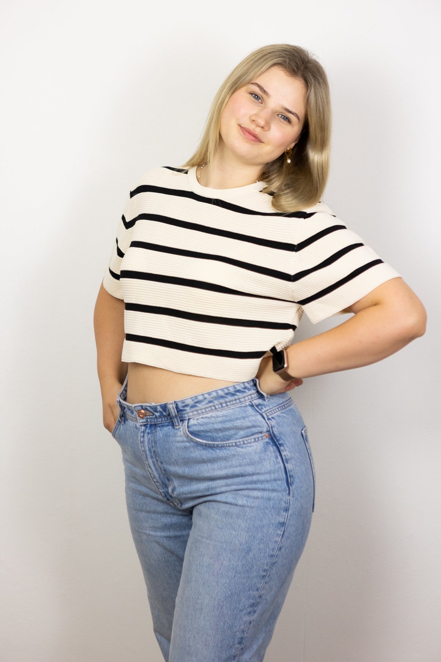 Cropped Shirt "Hanni"