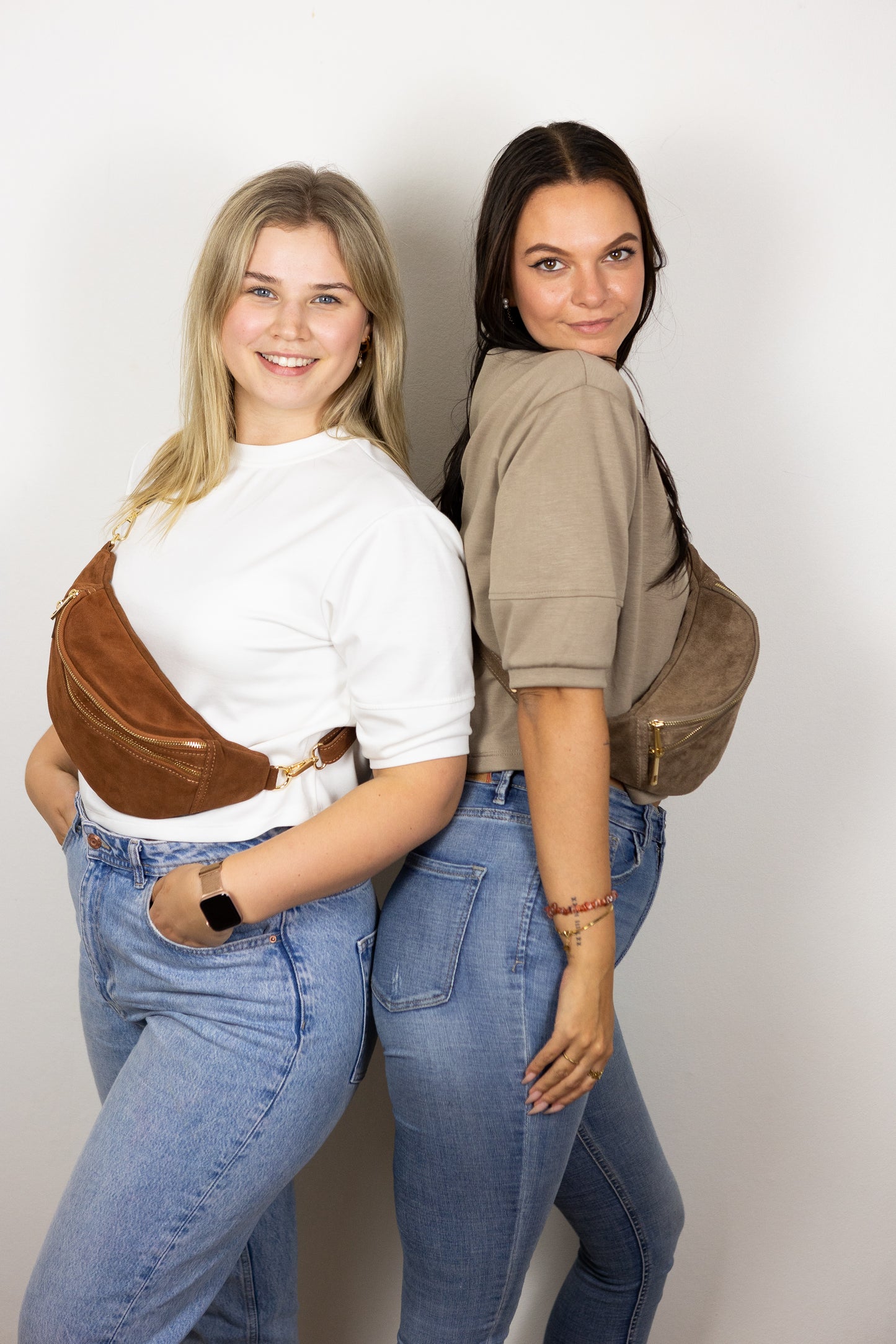 Wildledertasche Crossbody
