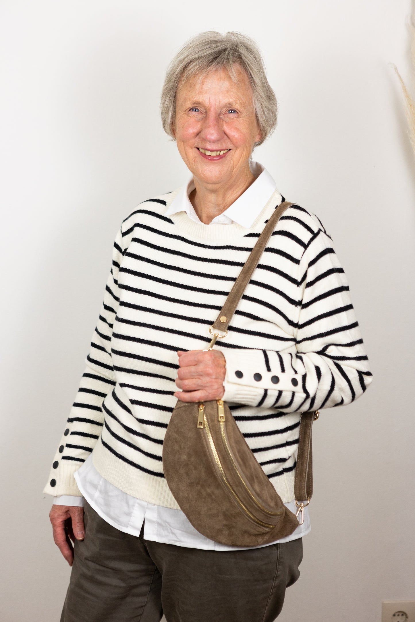 Wildledertasche Crossbody
