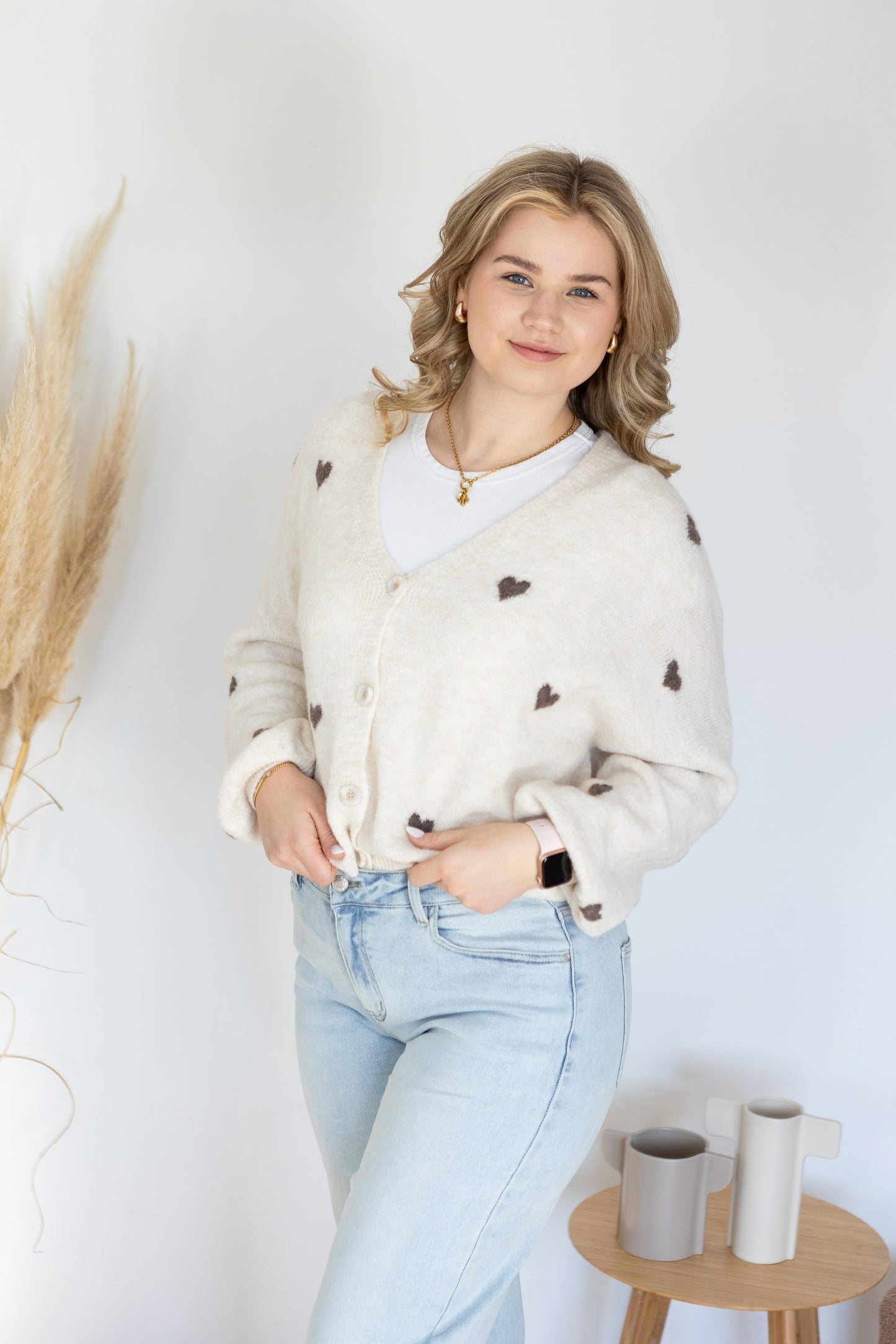 Strickjacke "Hearts"