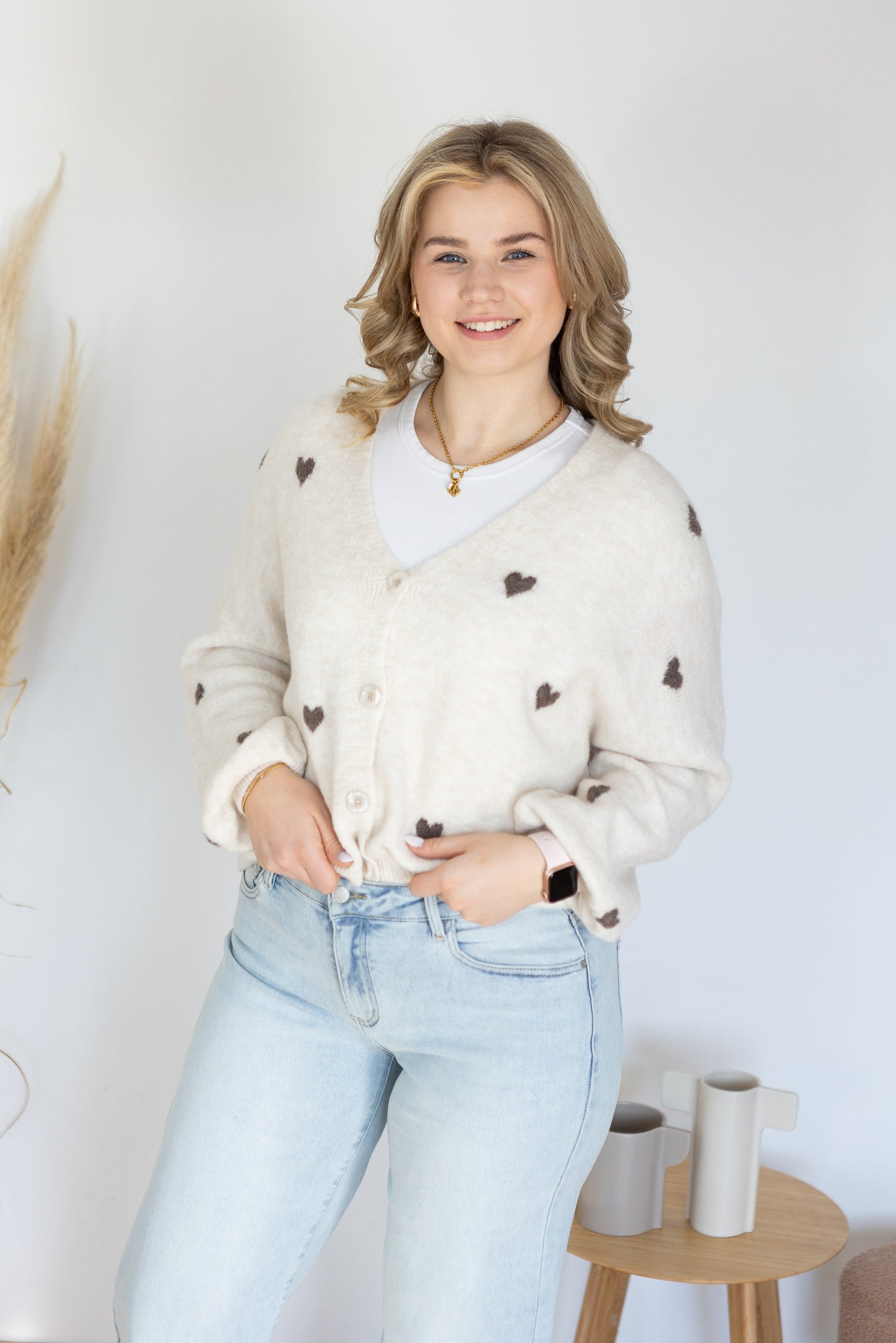 Strickjacke "Hearts"