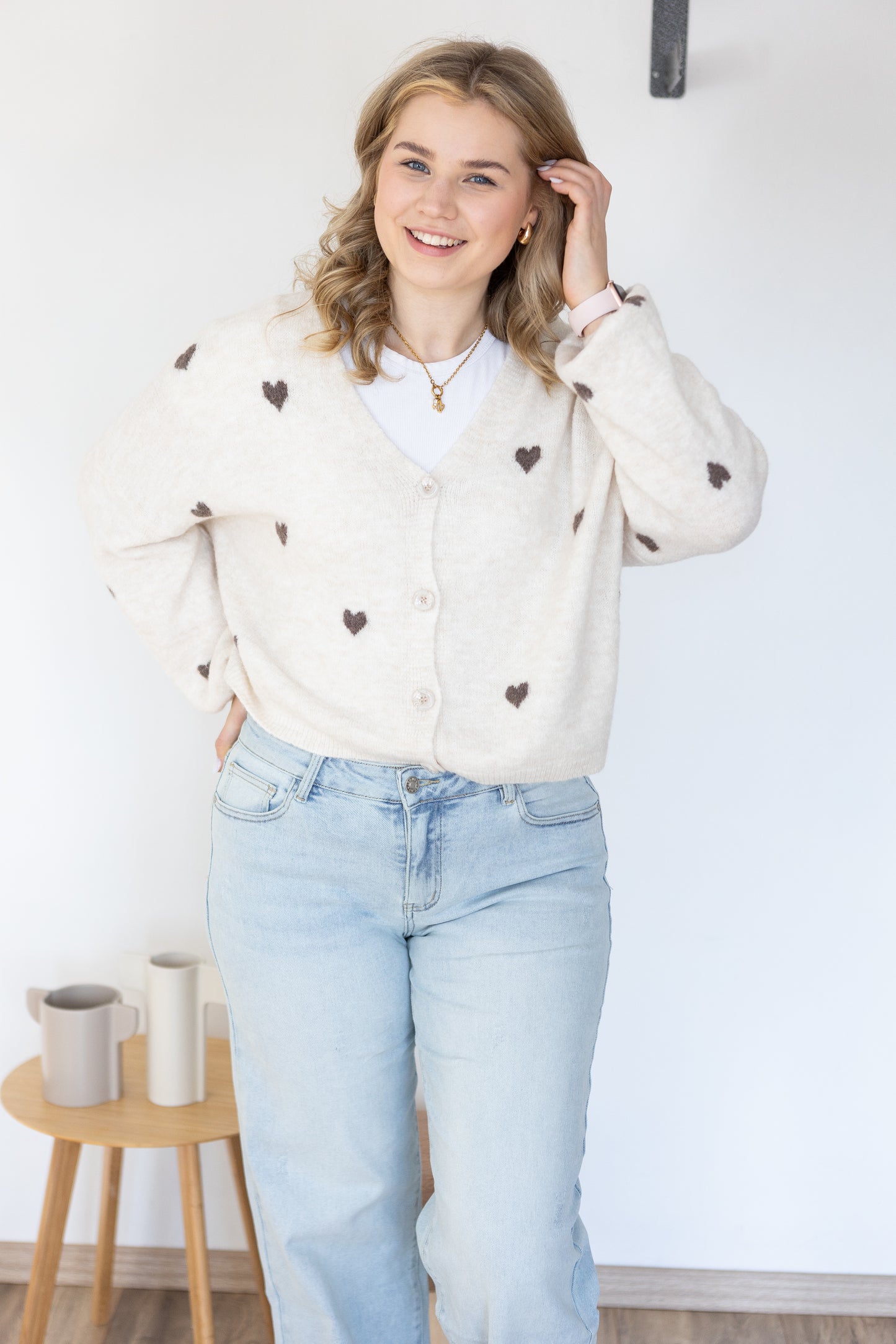 Strickjacke "Hearts"