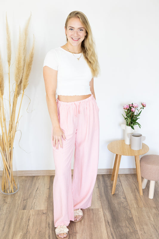 Hose "Linda" lachsrosa