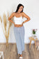 Hose "Linda" blau