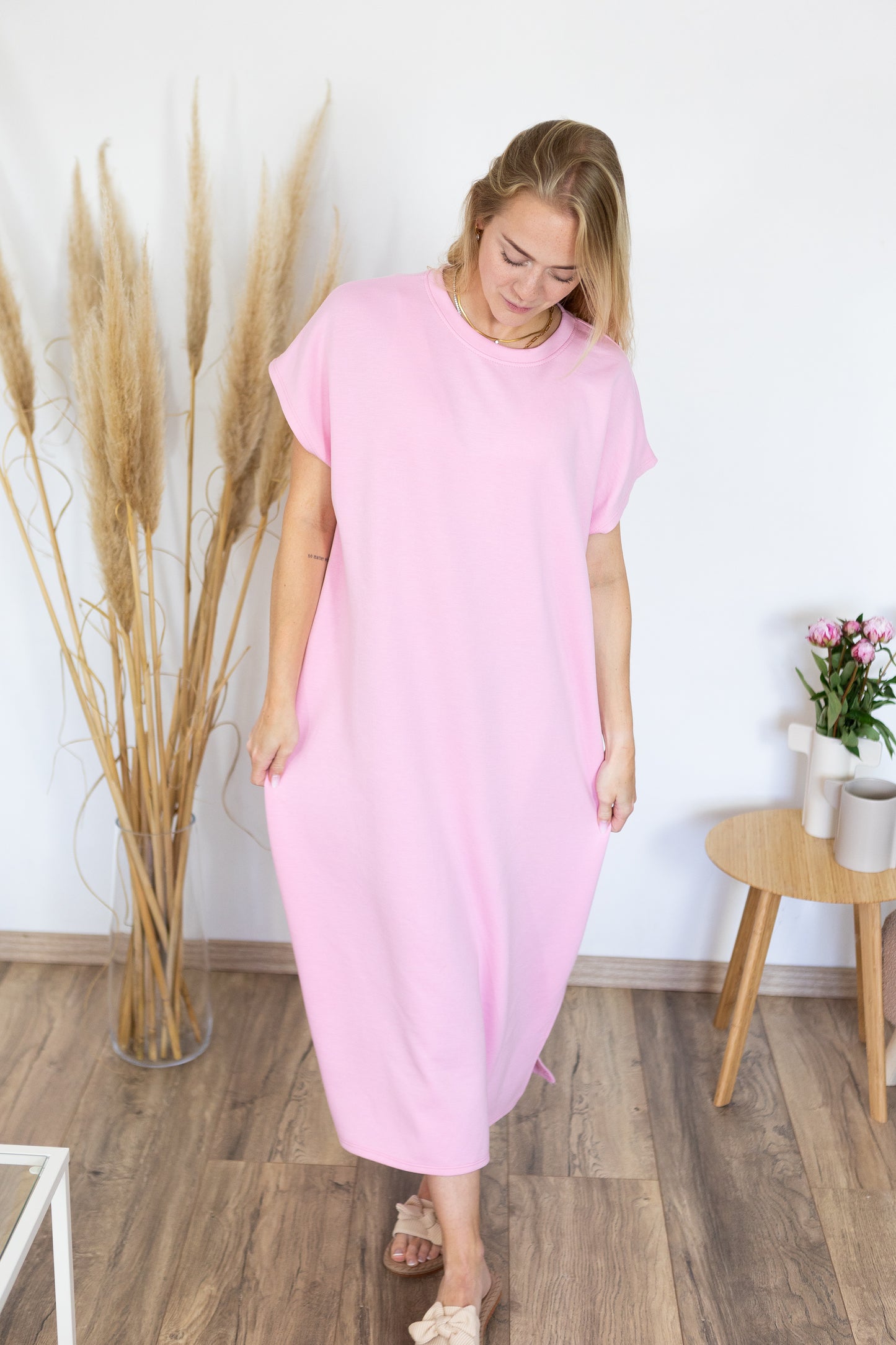 T-Shirtkleid "Kim" rosa