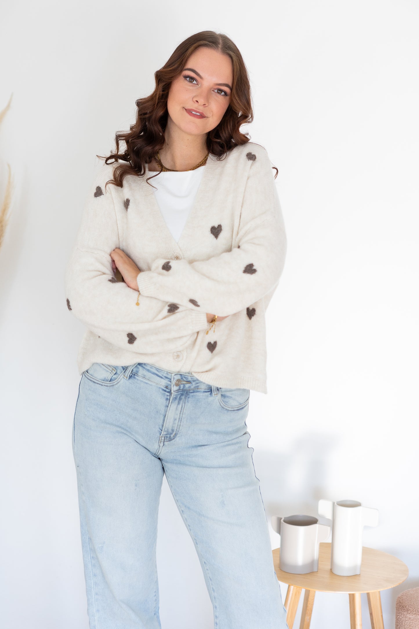 Strickjacke "Hearts"