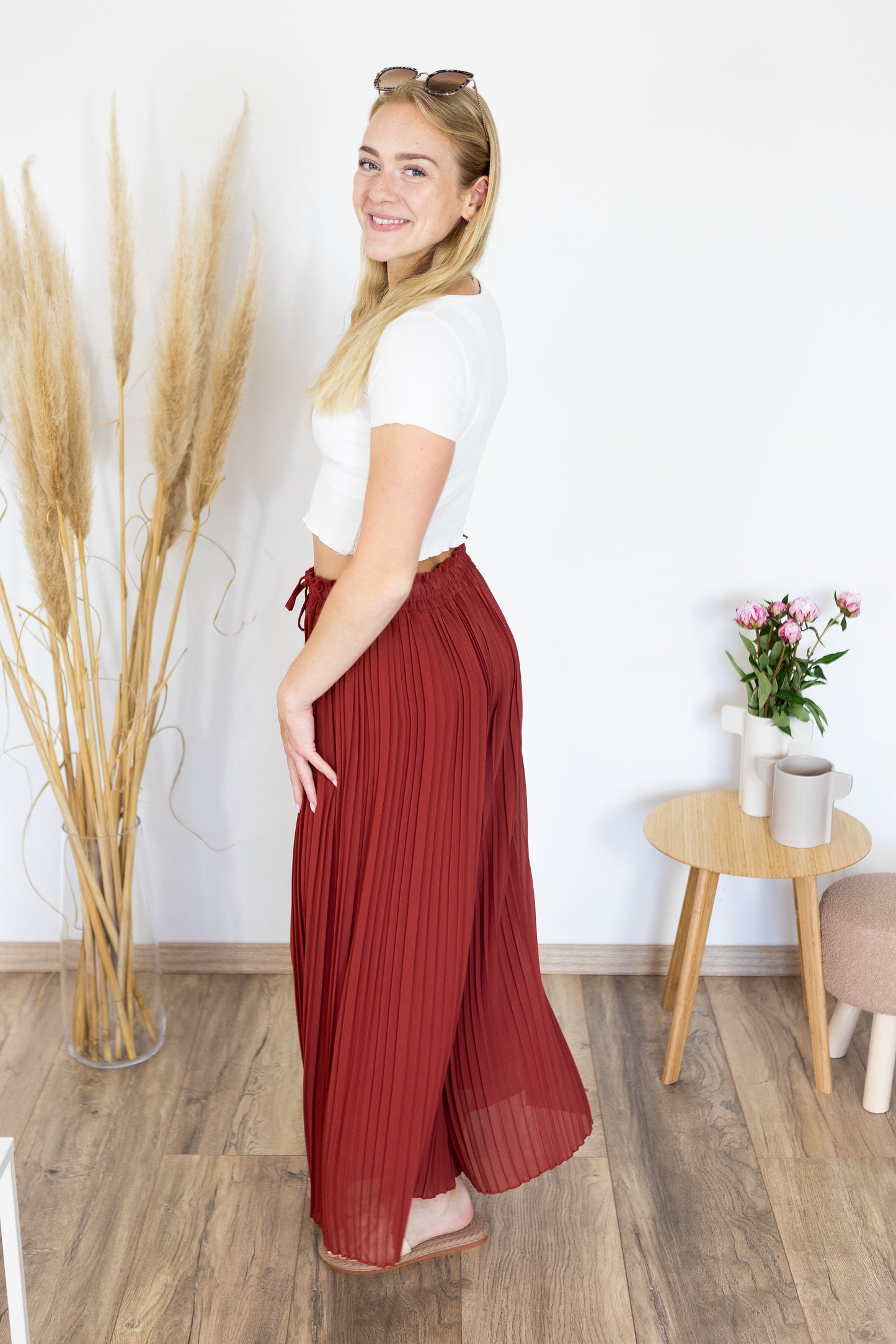 Plisseehose "Tania" rost