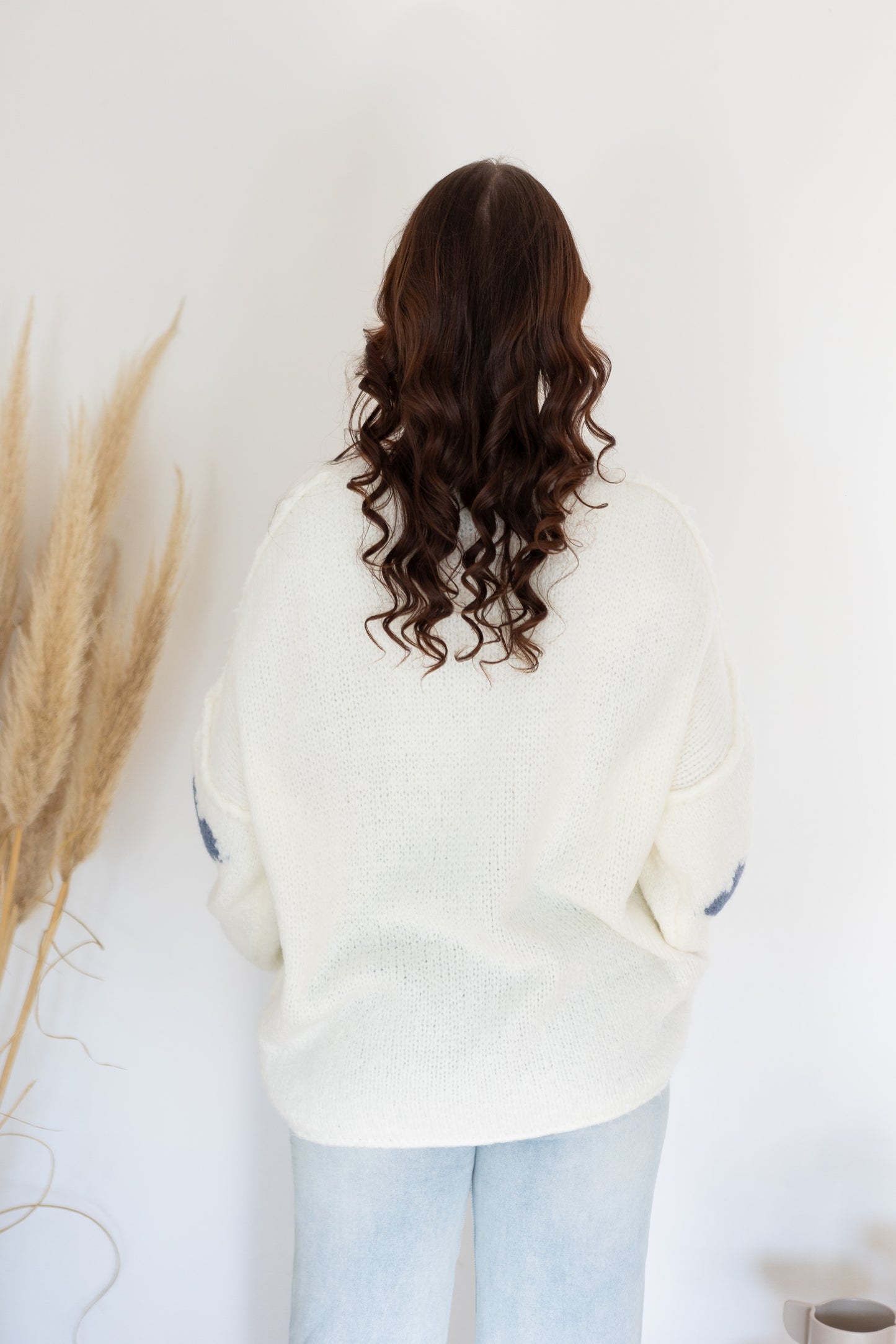 Oversized Pullover "Milli" mit Herzen