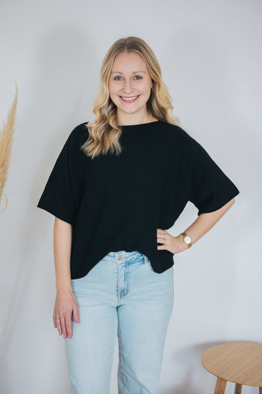 Pullovershirt "Lexi" schwarz