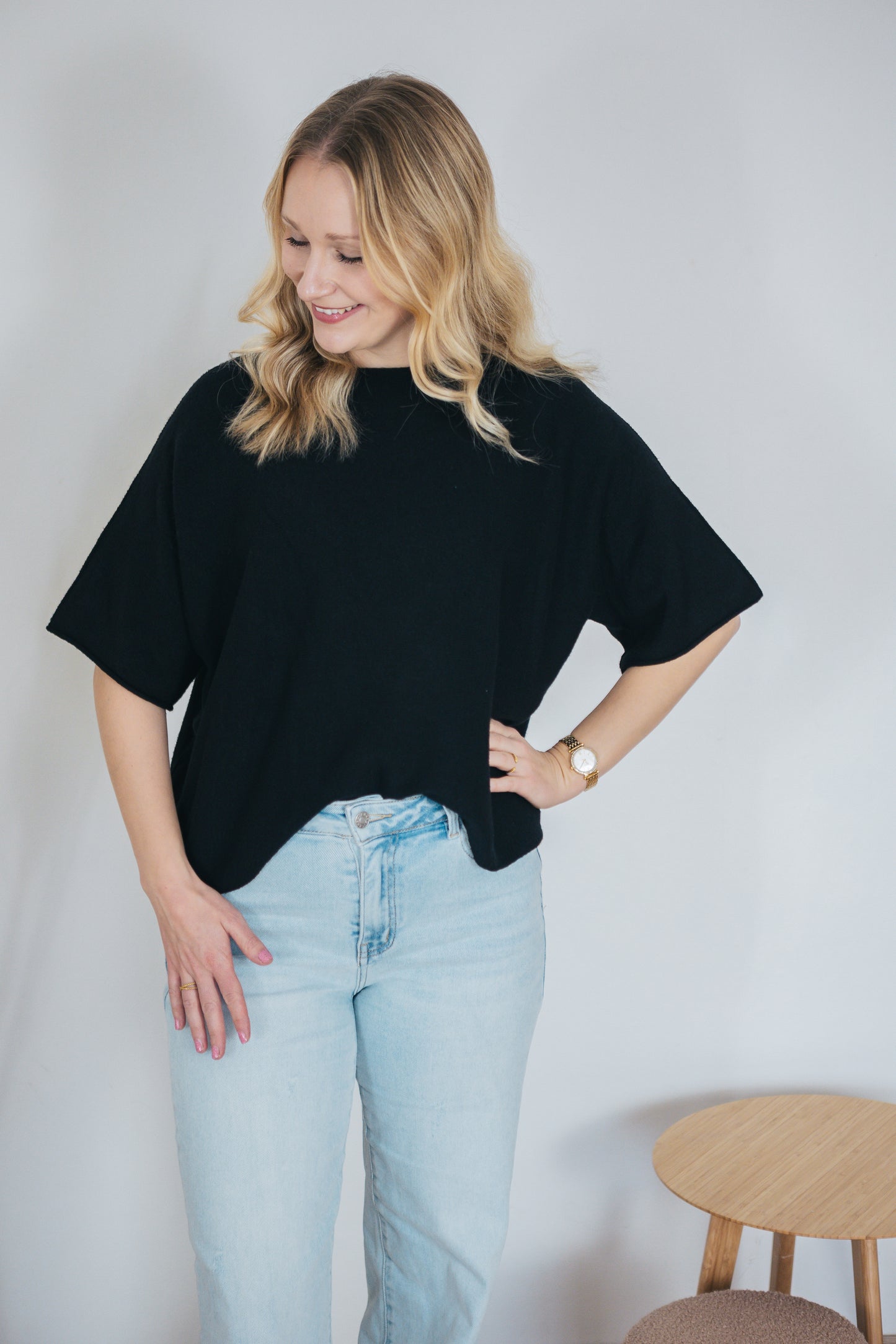 Pullovershirt "Lexi" schwarz