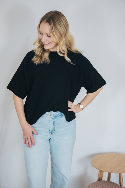 Pullovershirt "Lexi" schwarz