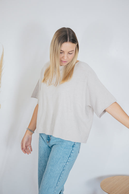 Pullovershirt "Lexi" beige