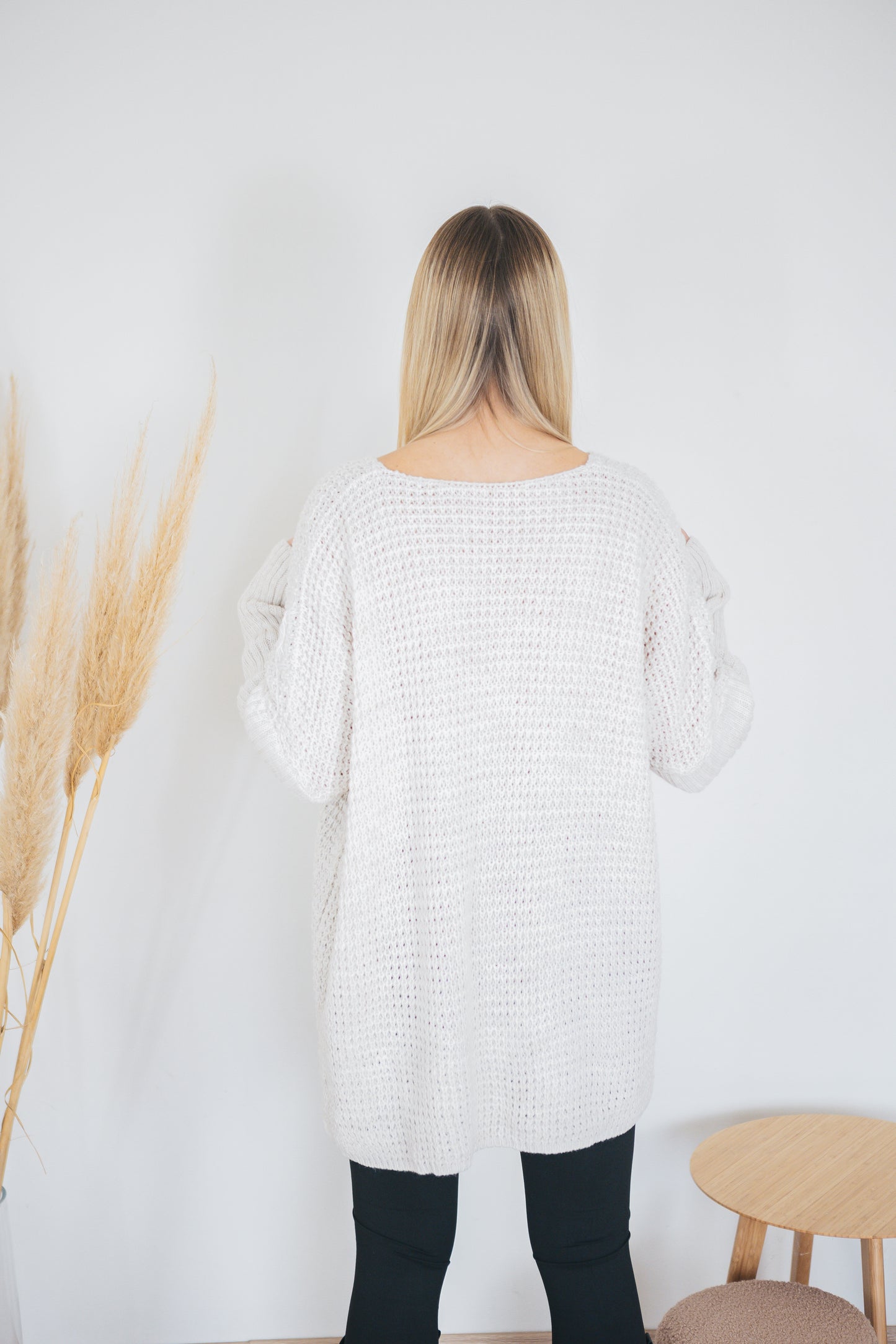 Pulloverkleid "Stine" beige