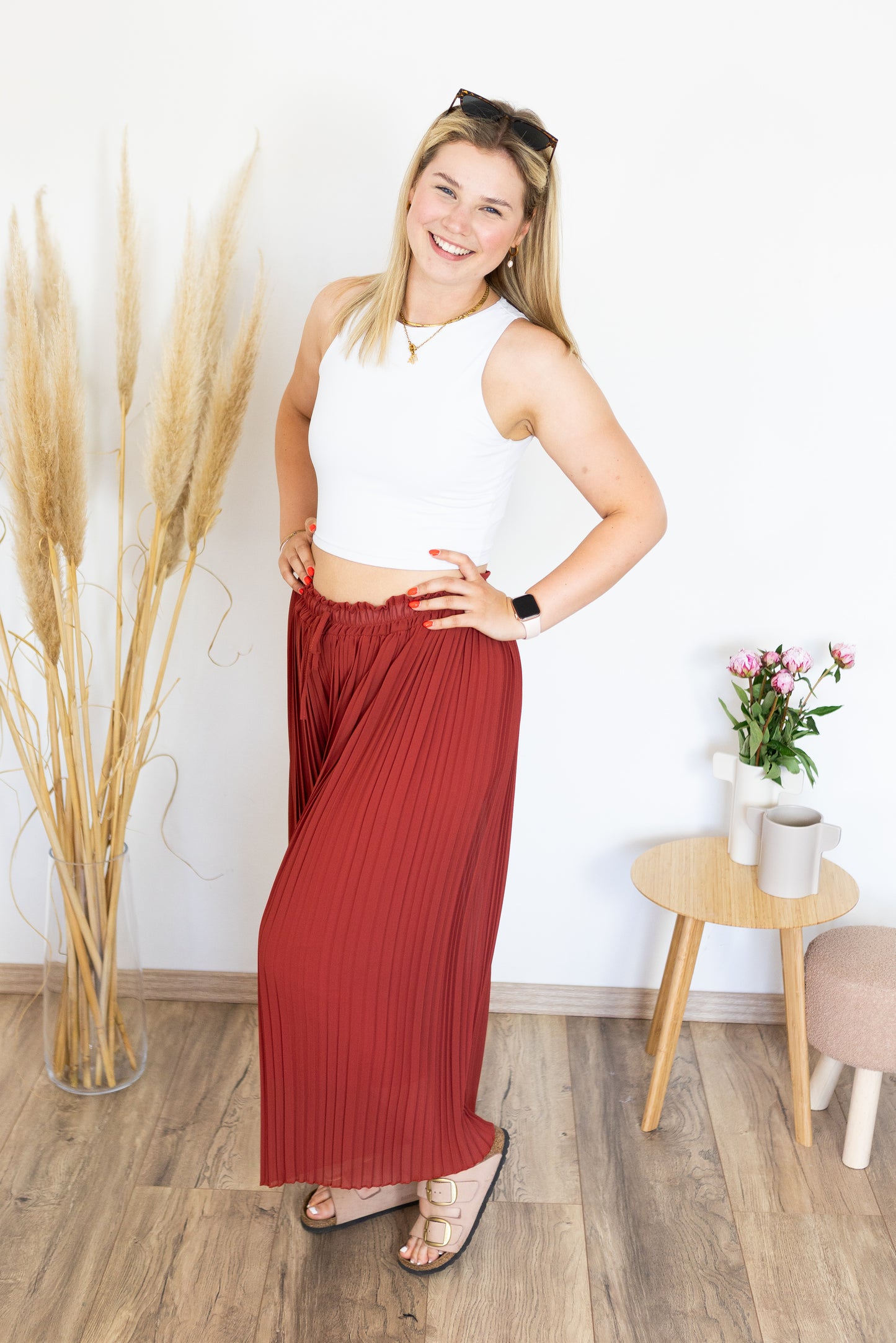 Plisseehose "Tania" rost