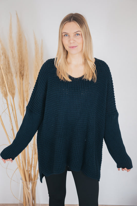 Pulloverkleid "Stine" navy