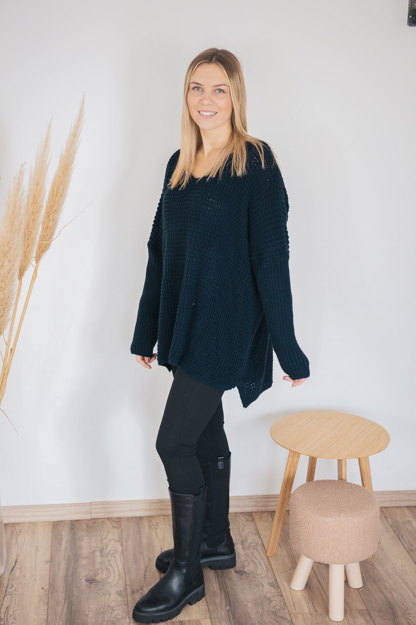 Pulloverkleid "Stine" navy