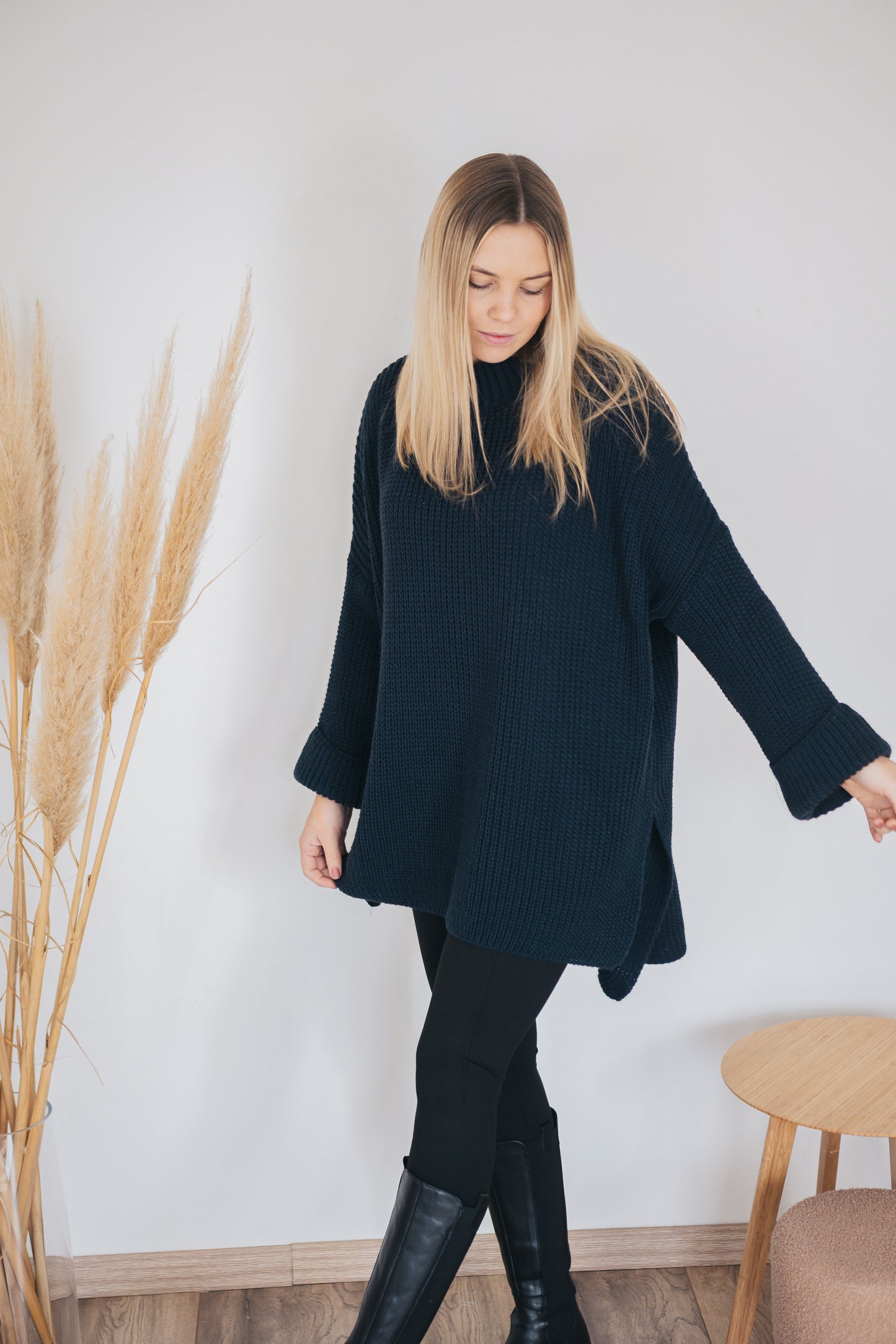 Pulloverkleid "Mia" navy