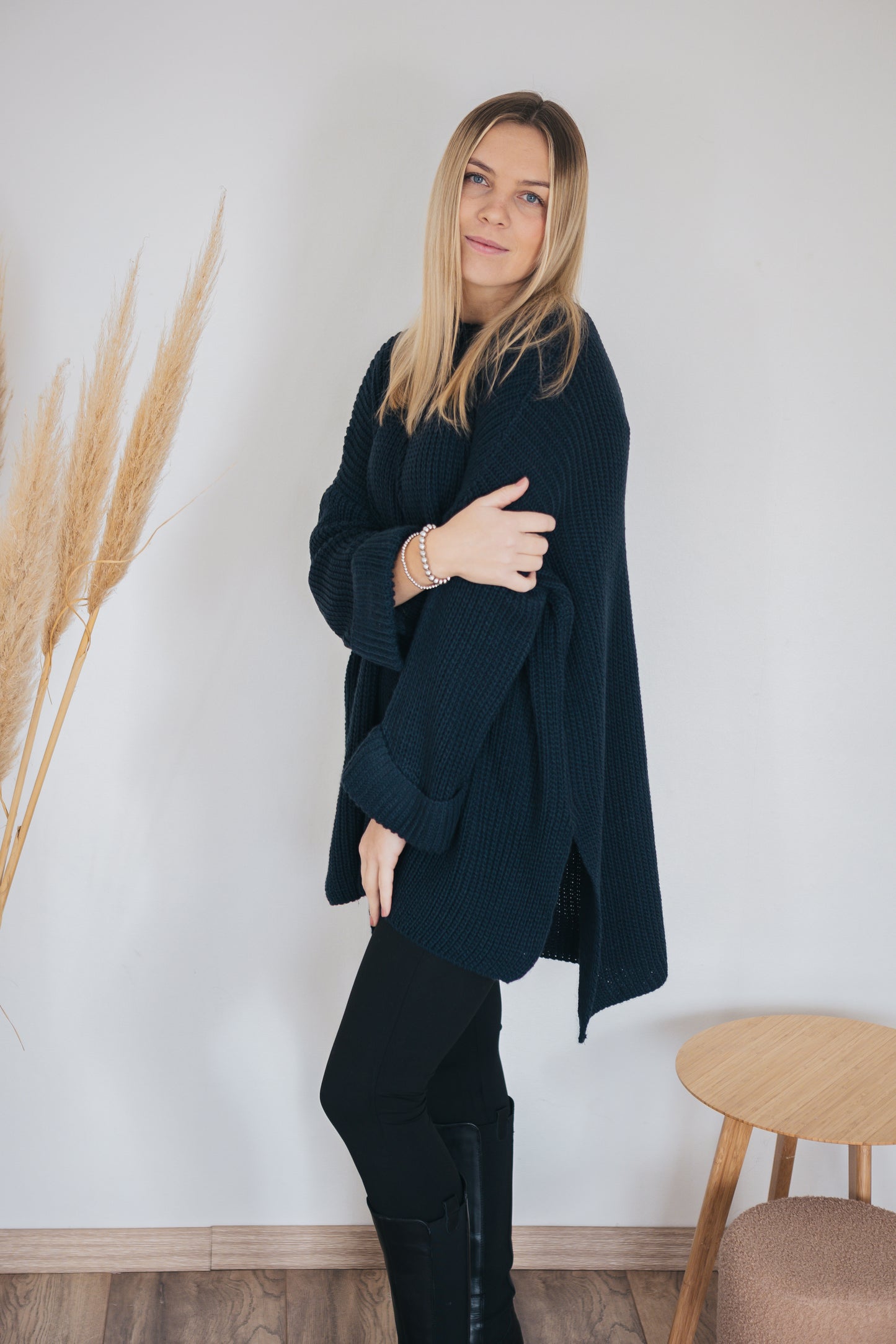 Pulloverkleid "Mia" navy