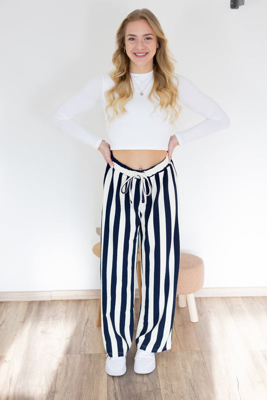 Weiche Stoffhose "Stripes"
