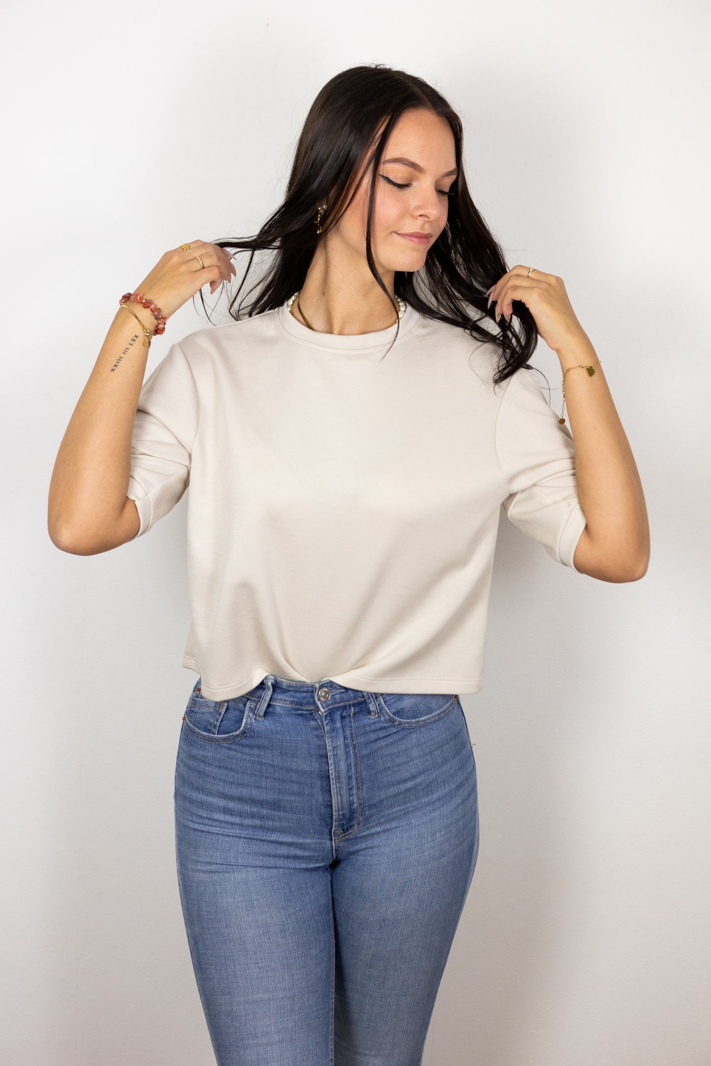 Cropped Shirt "Basic"