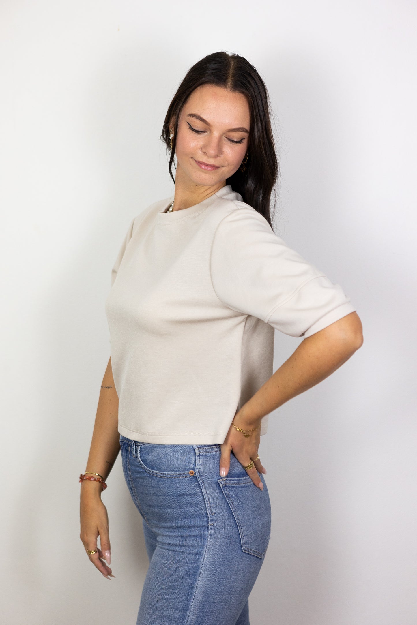 Cropped Shirt "Basic"