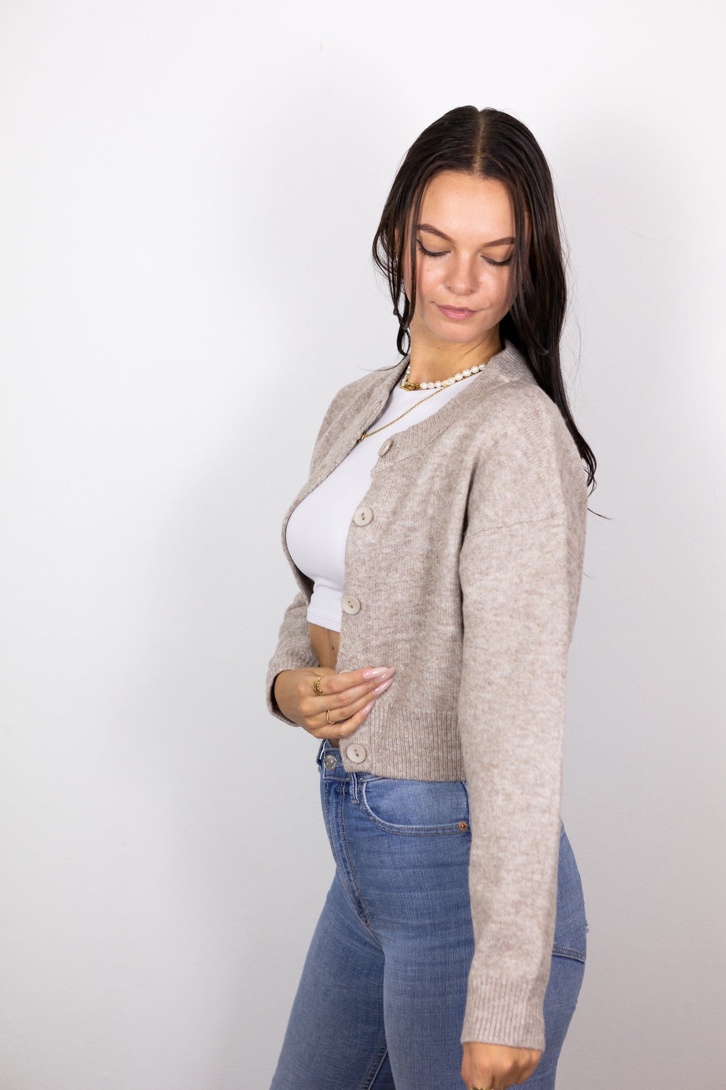 Cropped Strickjacke "Emily"