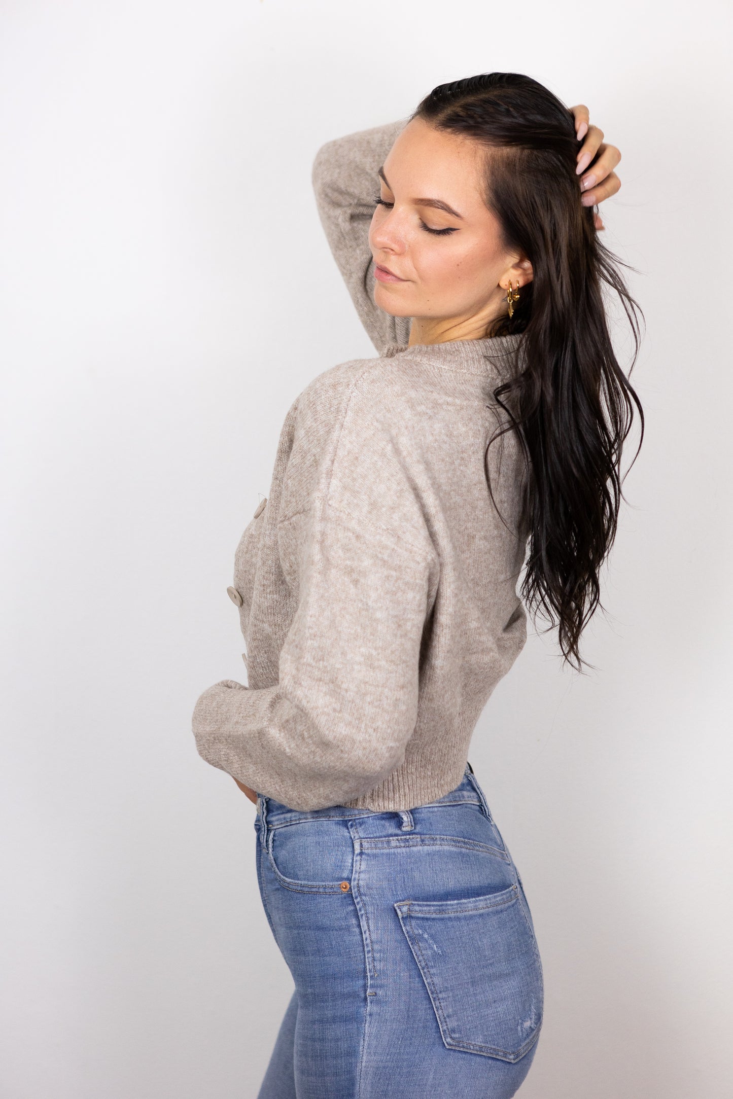 Cropped Strickjacke "Emily"