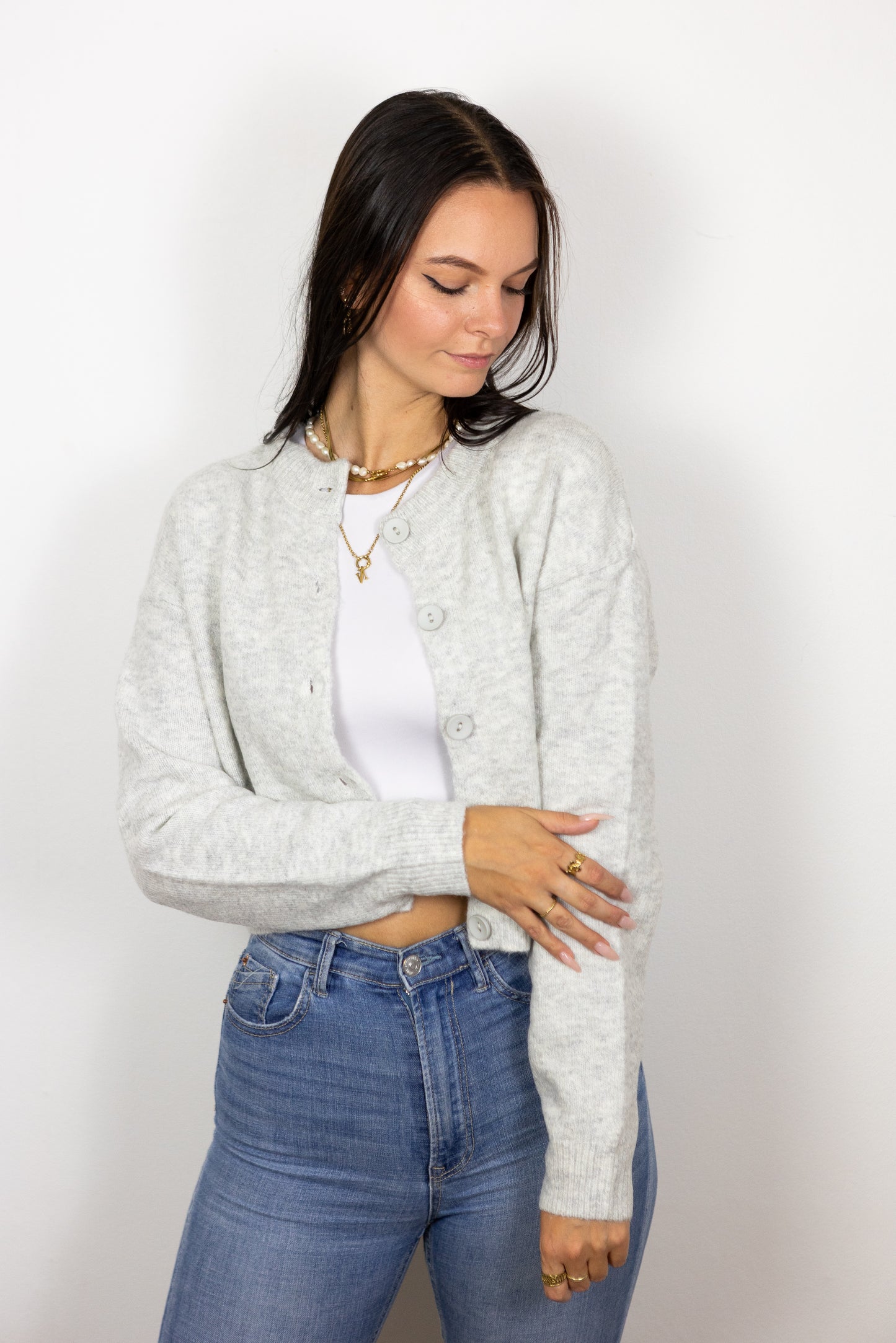 Cropped Strickjacke "Emily"