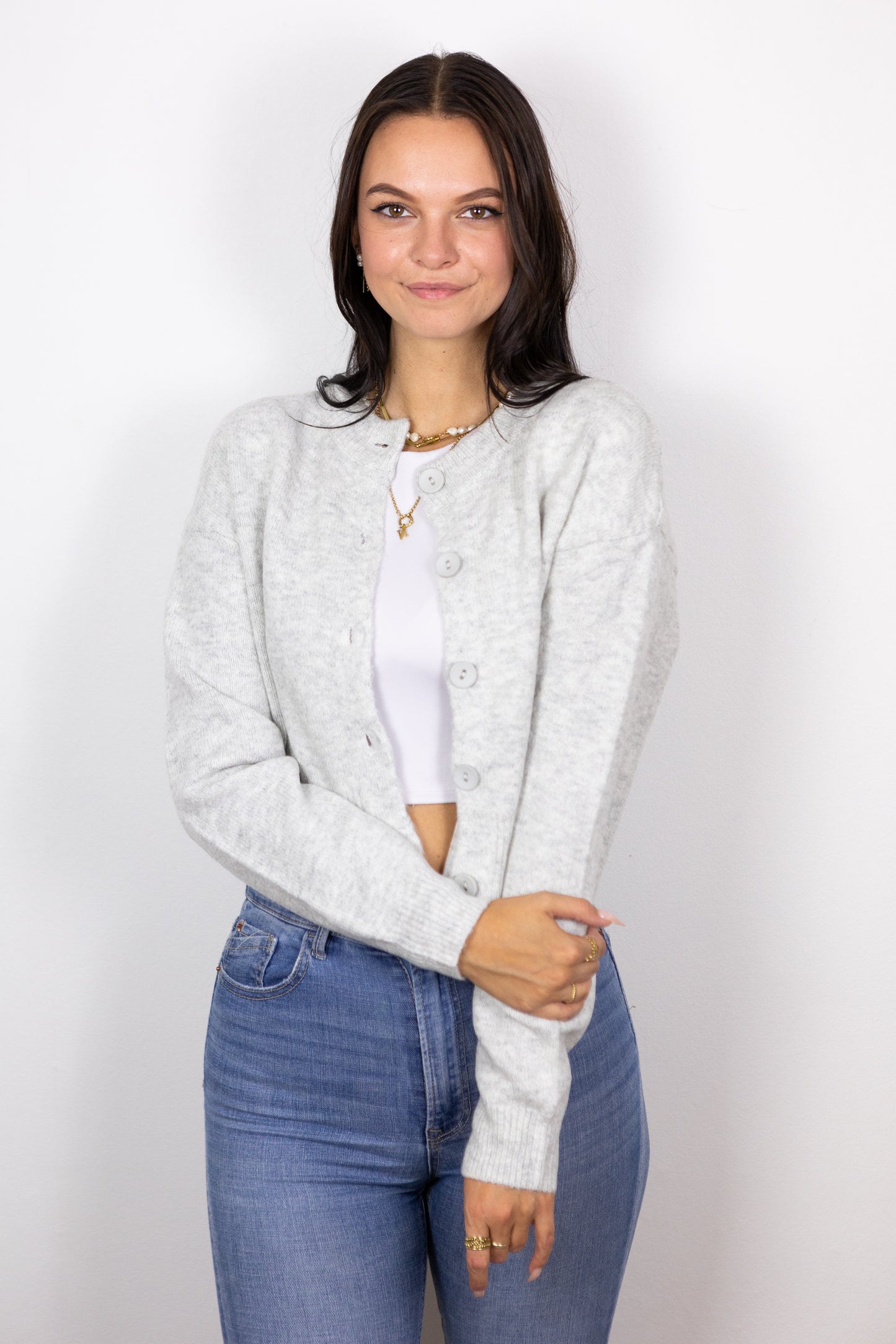 Cropped Strickjacke "Emily"