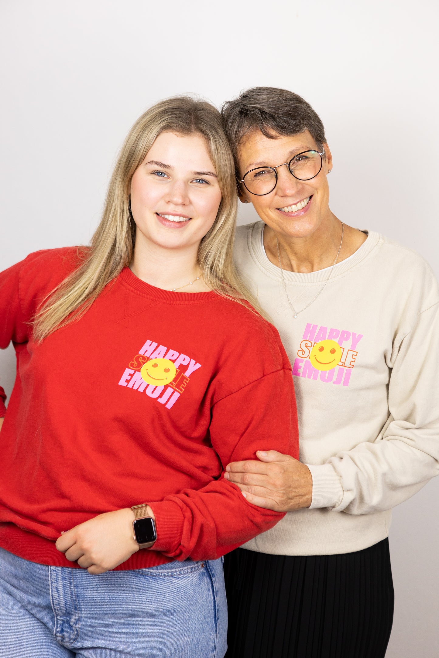 Neon Sweatshirt "Happy"