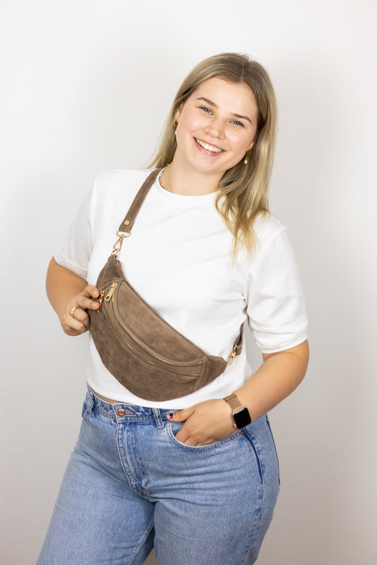 Wildledertasche Crossbody