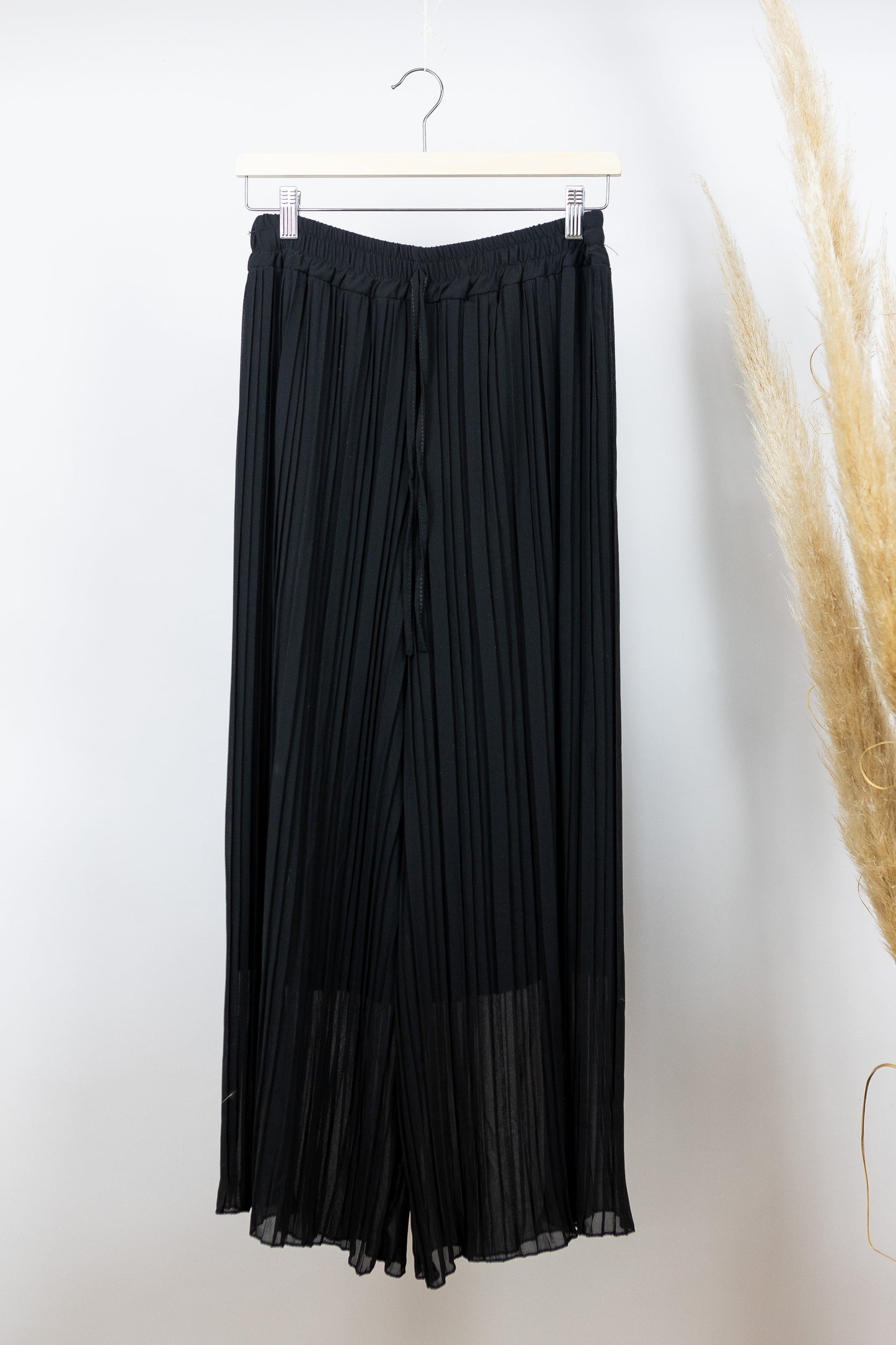 Plisseehose "Tania" schwarz