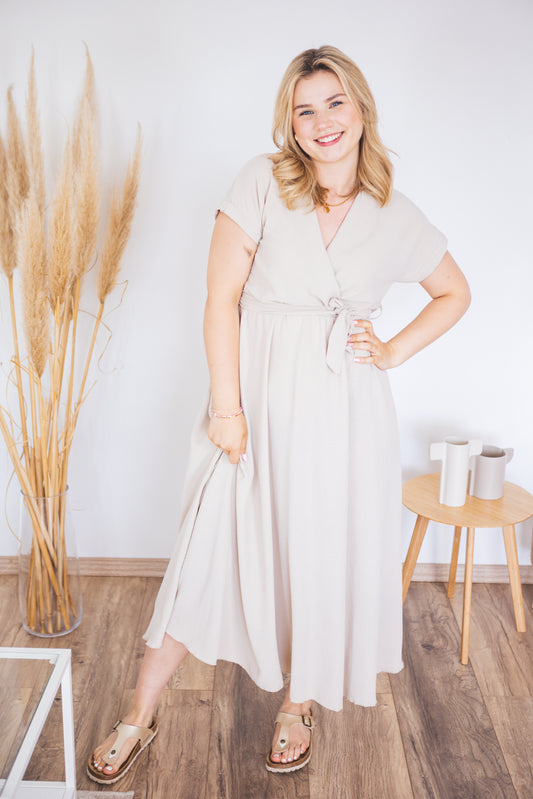 Kleid "Emmi" beige