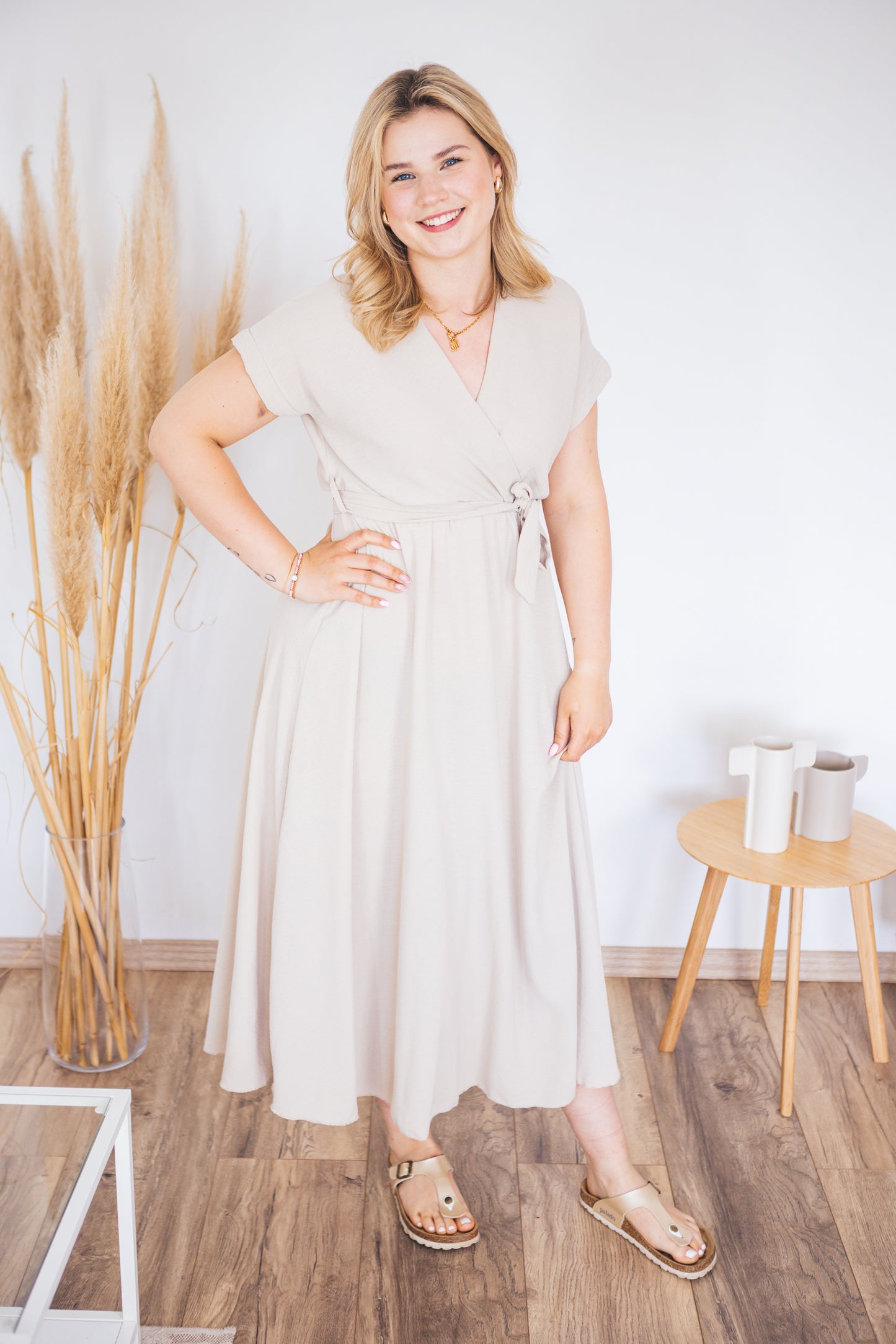 Kleid "Emmi" beige