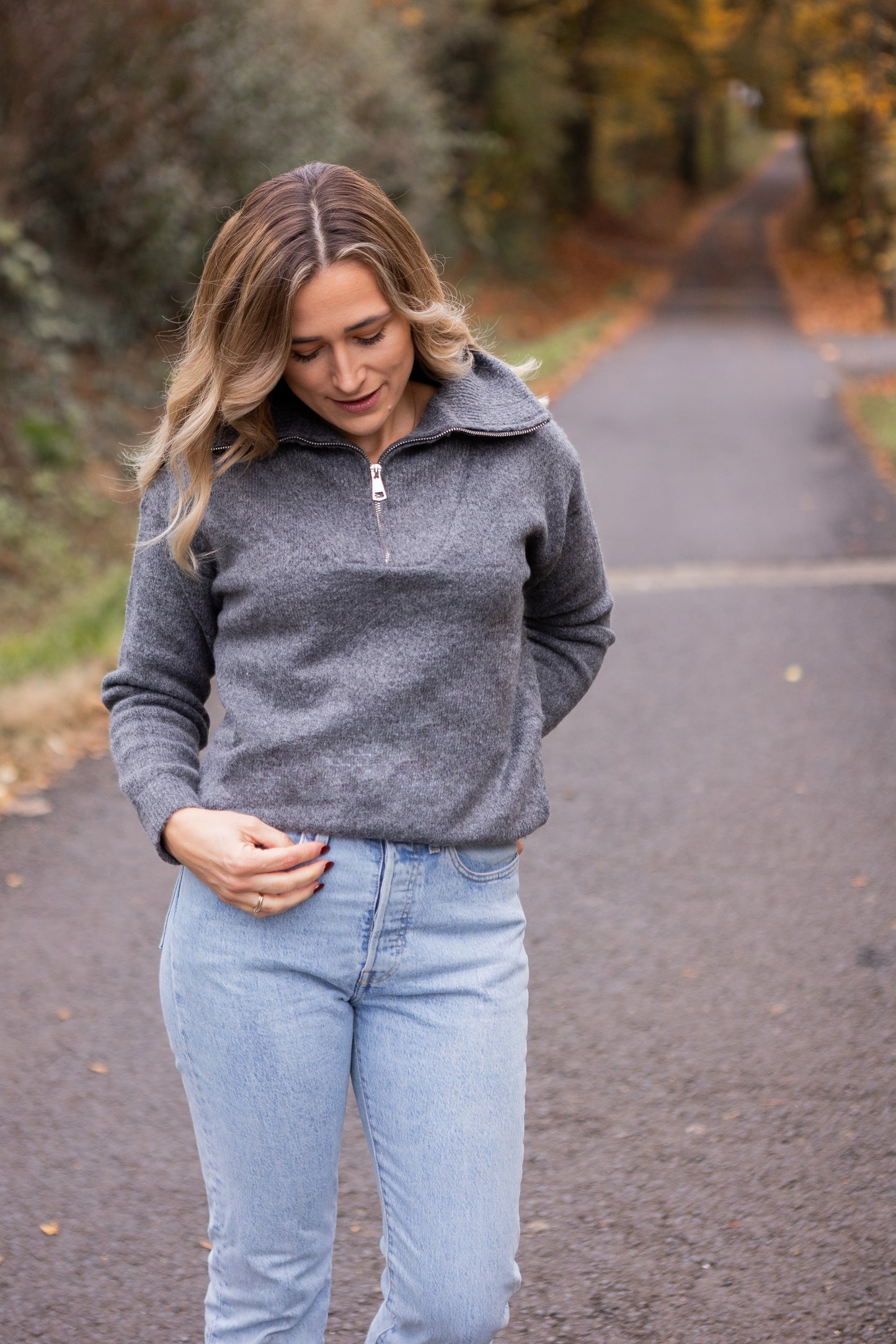 Half-Zip Pullover "Kira"