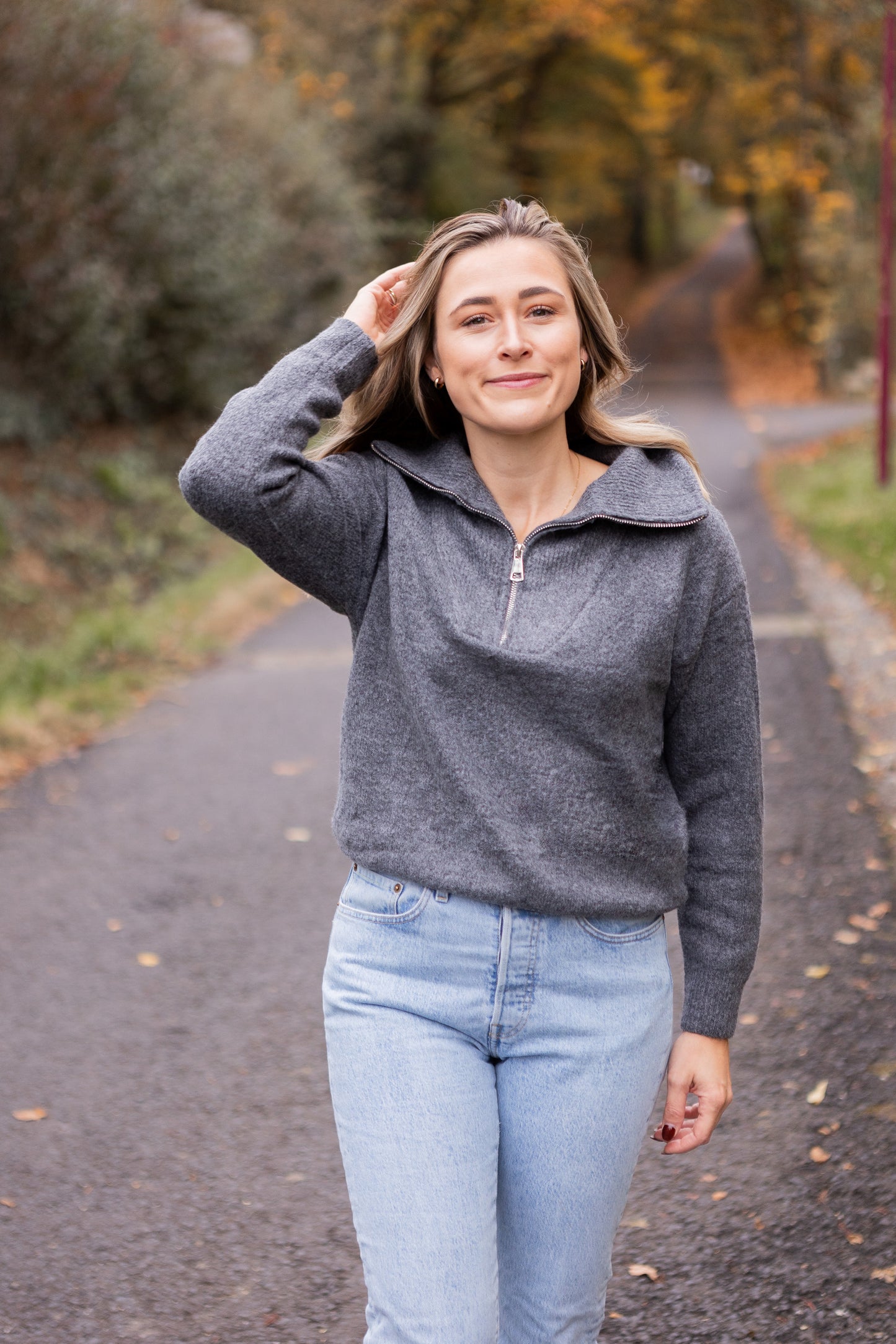 Half-Zip Pullover "Kira"