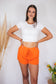 Musselinshorts "Lu" Orange