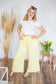 Musselinhose "Lucie" softgelb