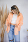 Musselinbluse oversized Neonorange